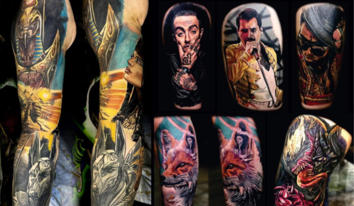 13 band members with pop culture tattoos